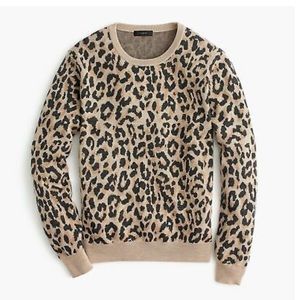 J.Crew leopard sweater